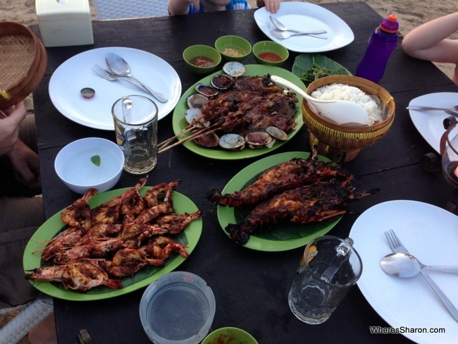 Jimbaran seafood feast