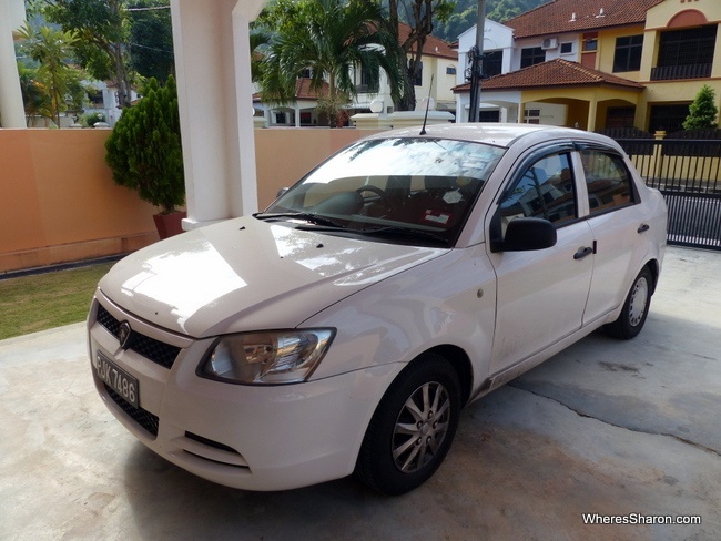 our car in Penang