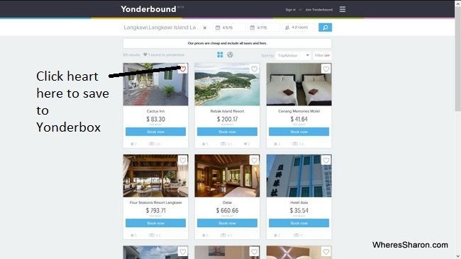 Adding a hotel to a Yonderbox
