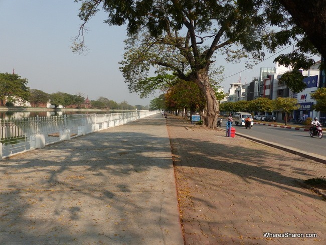 moat and fortress walls mandalay