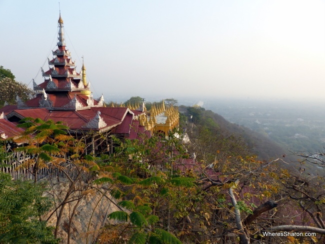 On top of Mandalay Hill