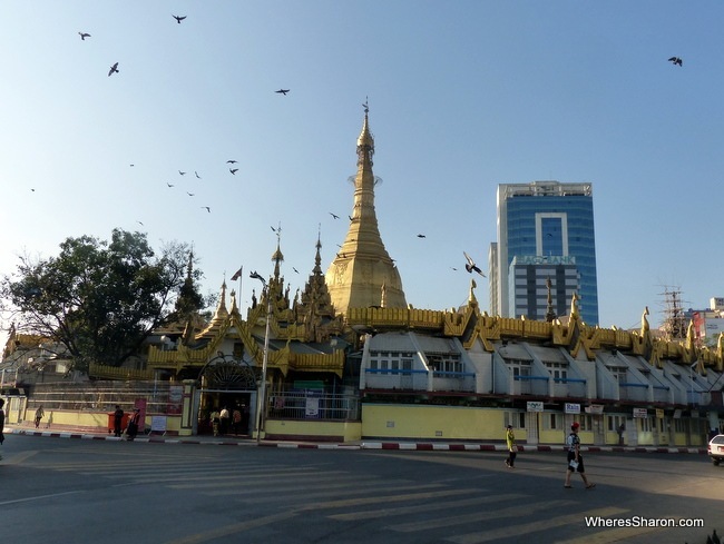 things to do in yangon Sule Paya