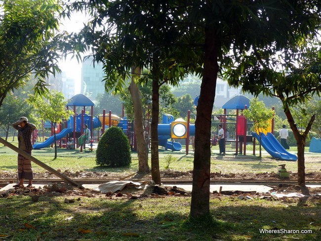 Playground at Mahabandoola Garden