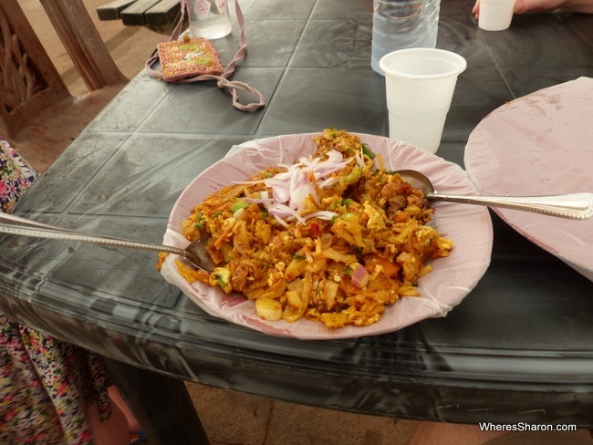 vegetable kotthu