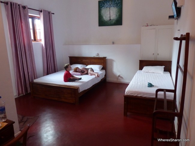 room at the Araliya Villa Fort