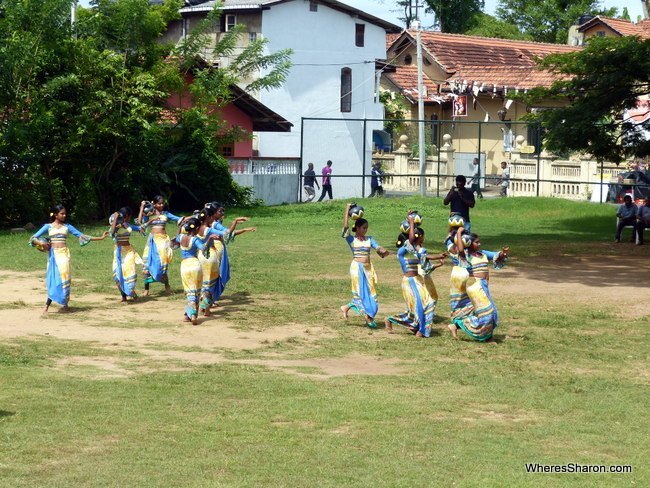 places to visit in Galle with local dancing