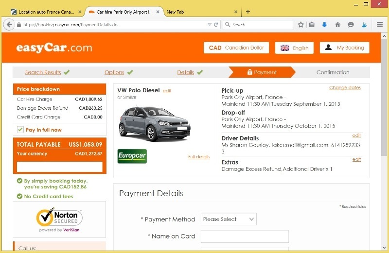 easyCar best result for similar car for one month