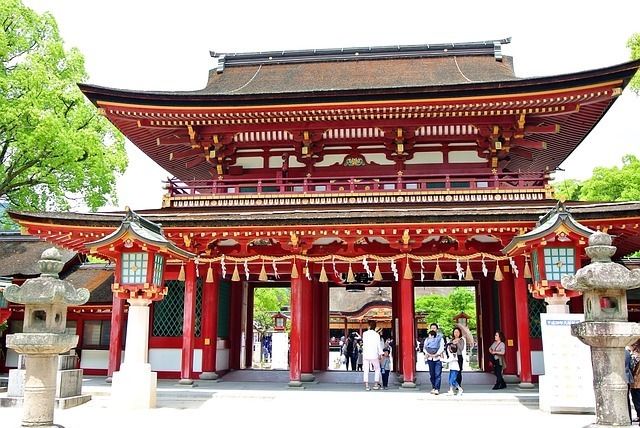 One of Fukuoka's many old shrines