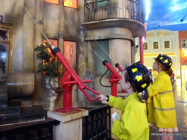 KidZania Bangkok fire fighting