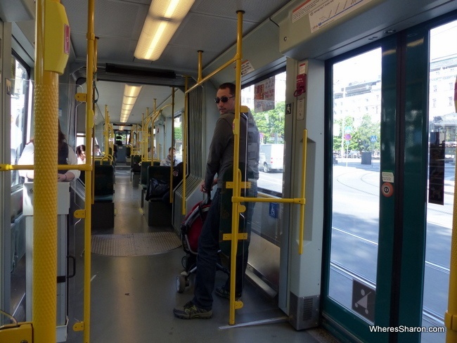 Getting around Stockholm in a tram