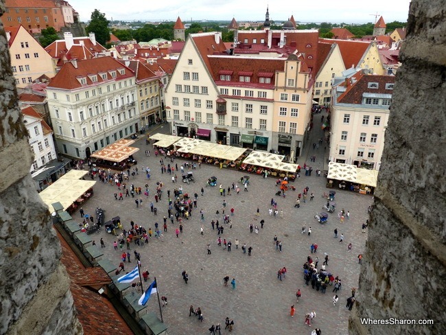 Town Hall Tower views in Tallinn