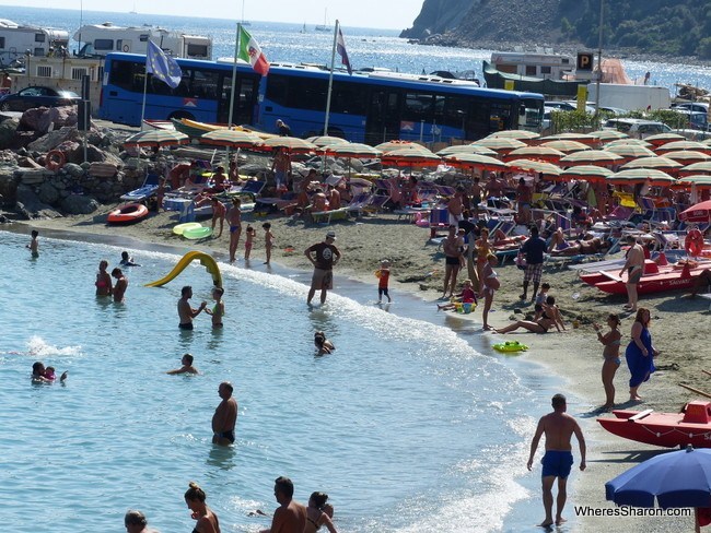 swimming in Cinque Terre