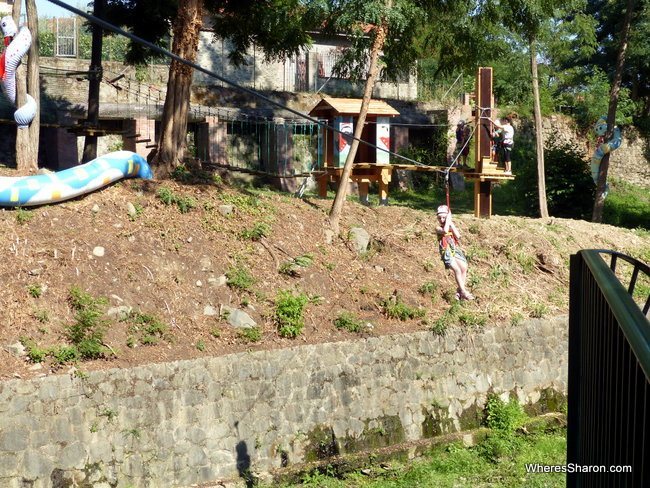 Pinocchio Park obstacle course