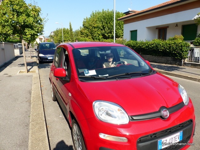 car in tuscany