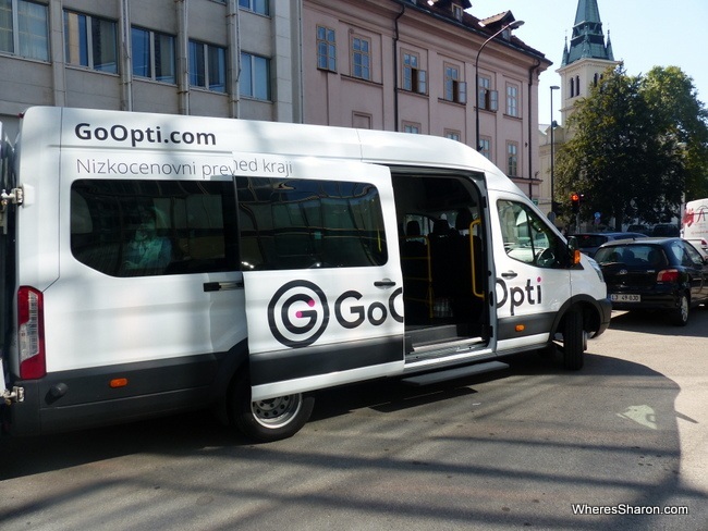 goOpti bus ljubljana to Zagreb