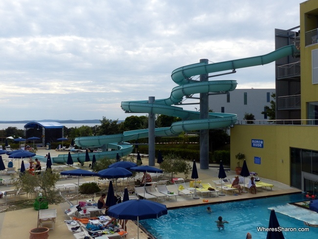 water slide at Falkensteiner Family Hotel Diadora