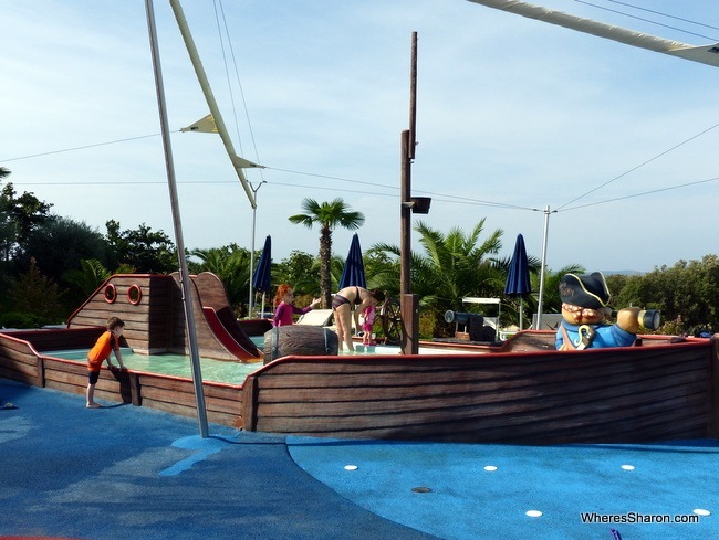 pirate ship pool Falkensteiner Family Hotel Diadora