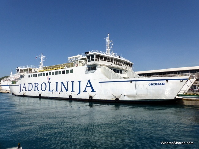 Jadrolinija ferry to brac