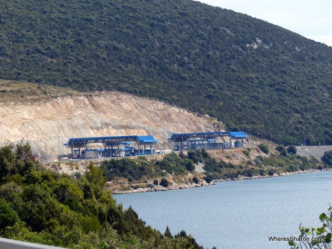 The Croatia - Bosnia and Herzegovina border point