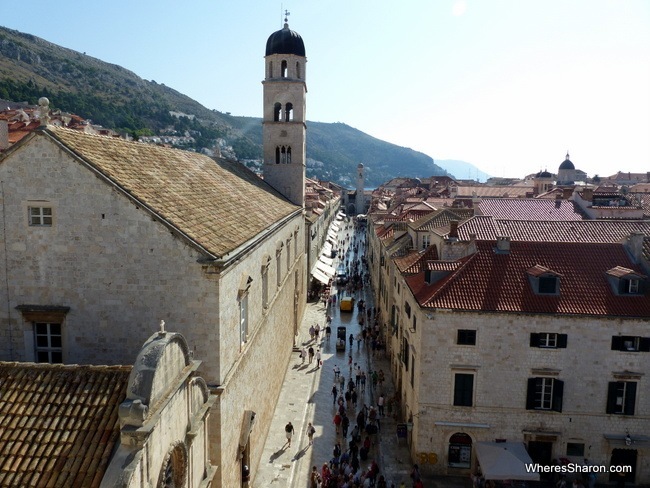 Placa from City walls Dubrovnik