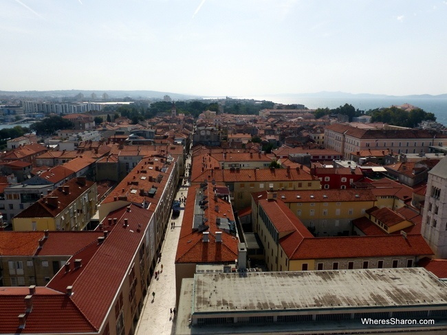 Views over Zadar from the Bell Tower