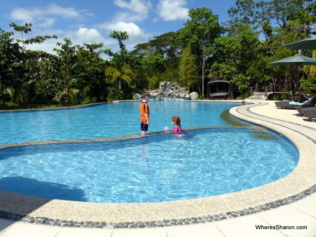 pool at Loboc River Resort