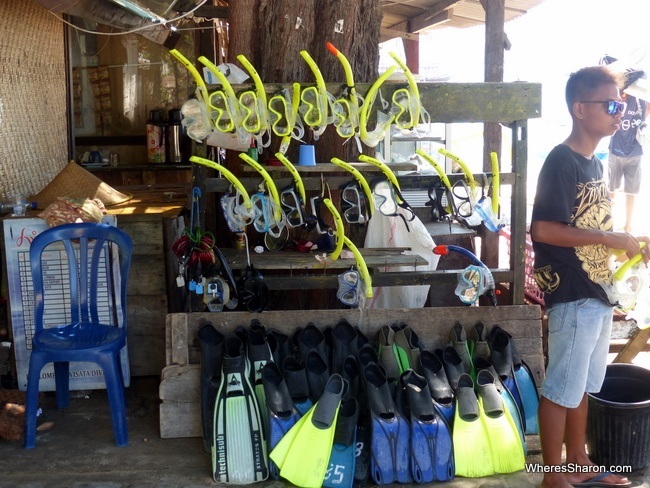 snorkel on the gili islands