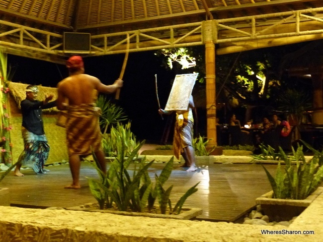 stick fighting on Lombok