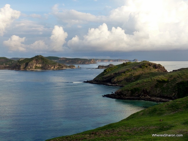 Looking out towards Batu Payung (the umbrella stone) in the south of Lombok