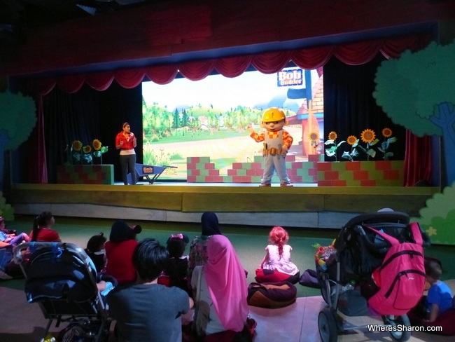 Bob the Builder show at Thomas Town theme park Malaysia