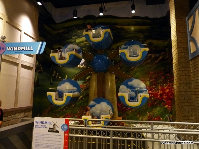 One of the rides at Thomas Town 