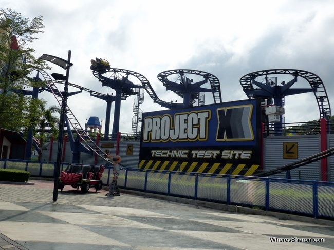 roller coaster at Legoland Malaysia