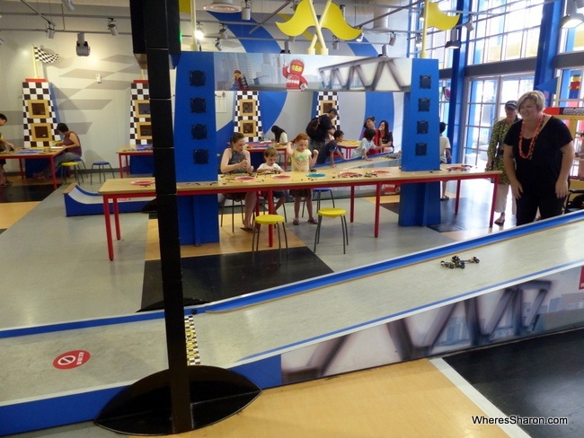 Making race cars at Legoland Malaysia