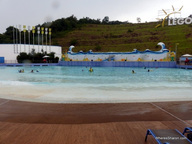 wave pool at Legoland Water Park Malaysia