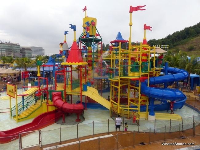 water playground at Legoland Water Park Malaysia