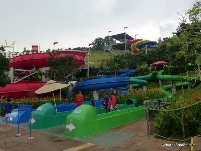 water slides at Legoland Water Park Malaysia