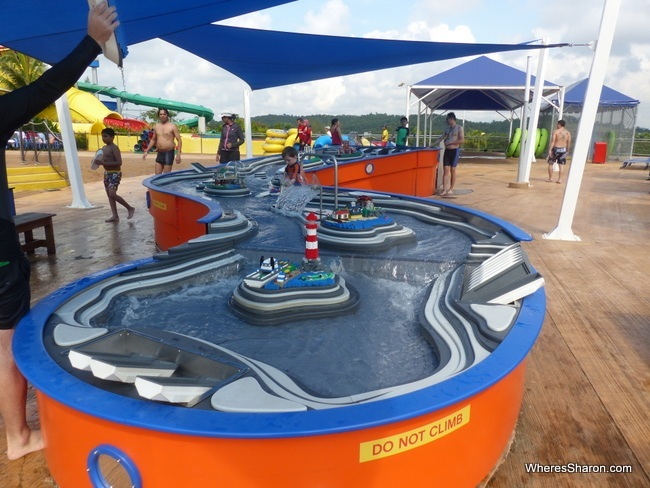 Boat racing table at Legoland Water Park Malaysia