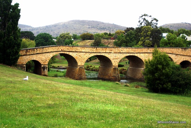 famous places in tasmania at Richmond Bridge