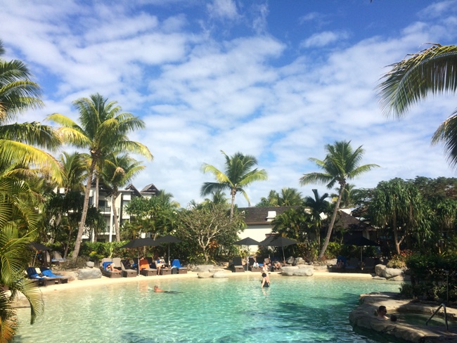 The adult pool at Radisson Blu Resort