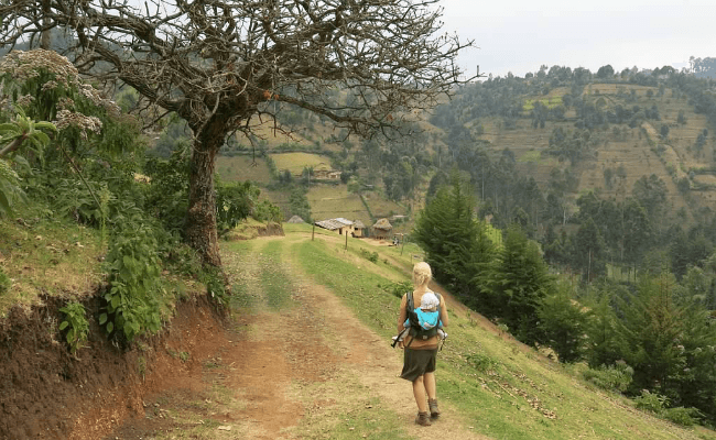 Kapsowar, Kenya with baby