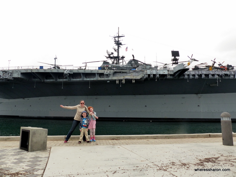 san diego attractions for kids at USS Midway