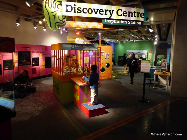 The Discovery centre at Te Papa Museum