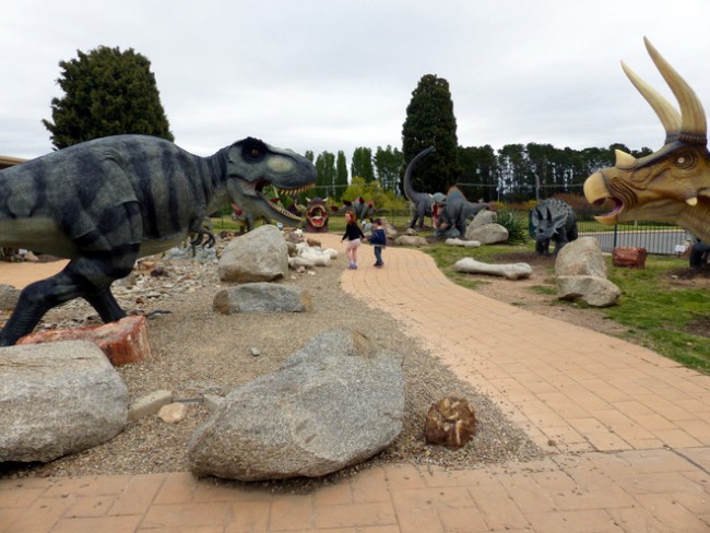 family fun canberra with dinosaurs