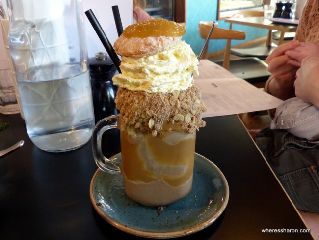 attractions around canberra at Patissez freak shakes