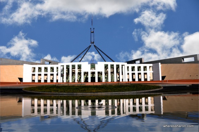 canberra what to see at Paliament House