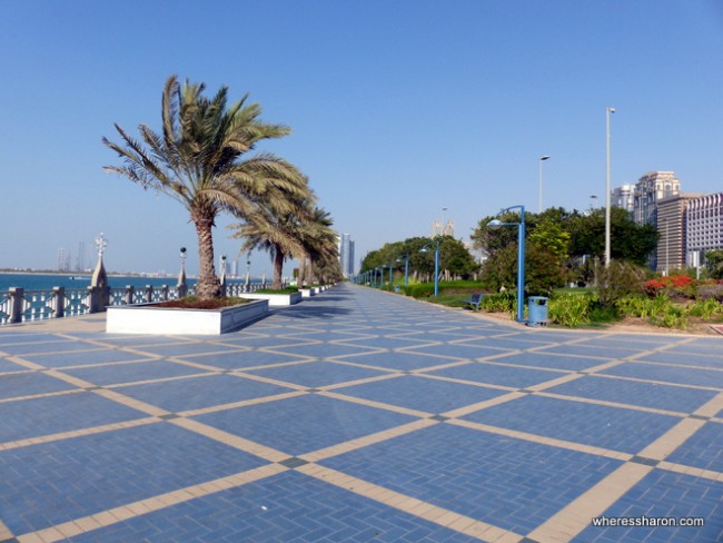 what to do in abu dhabi at corniche