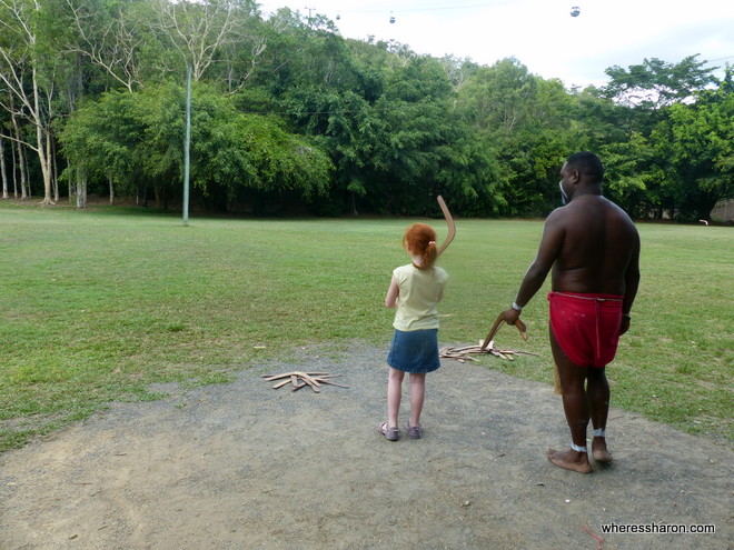 boomerangs at family things to do in cairns