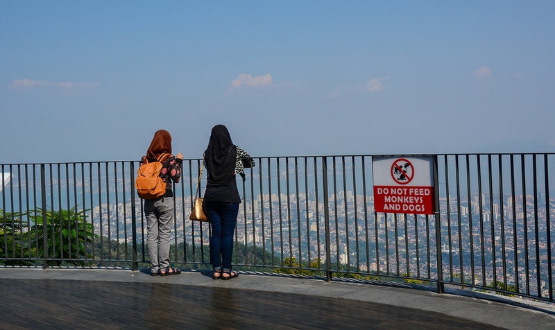 At the top of Penang Hill