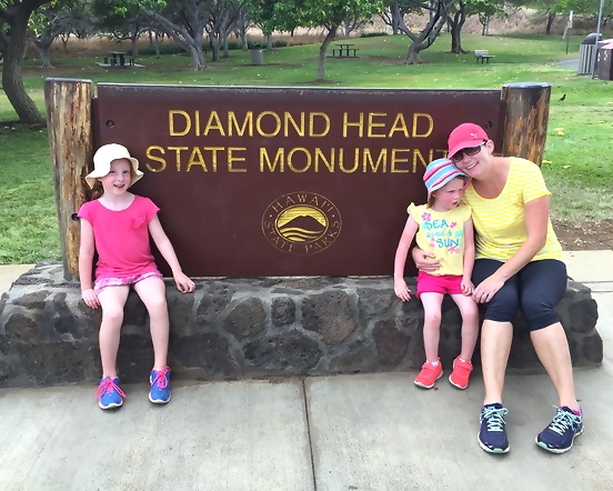 oahu activities for kids at Diamond Head Crater Hike