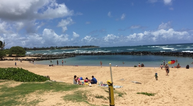 Lydgate Beach things for kids to do in hawaii